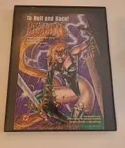 Artemis Requiem 1996 print ad retro comic book promo 90s Framed 8.5x11