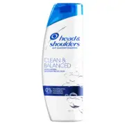 Head & Shoulders Clean & Balanced Anti Dandruff Shampoo For Clean Scalp 400 ml