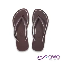 在飛比找momo購物網優惠-【QWQ】水鑽人字夾腳拖鞋 防滑拖鞋 質感鑽鍊-璀璨面鑽系列
