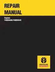 New Holland F4GE0484G, F4GE0454C Engine Service Manual Repair Shop Book