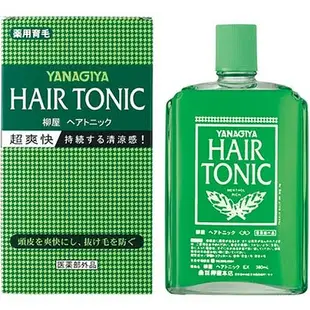 日本製【柳屋】HAIR TONIC髮根營養液 360ml 大容量 柳屋養髮液