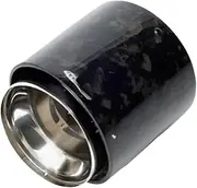 Car Silencers 1 Pcs Fit For Mini Cooper F54 F55 F56 F57 R60 R61 F60 R55 R56 R57 R58 R59 S JCW Carbon Exhaust Tip Pipe Auto Parts Exhaust Muffler(85mm105mm Silver A)