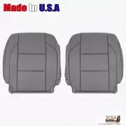 2009 2010 2011 For Nissan Titan Armada Driver-Passenger Tops Leather Cover Gray