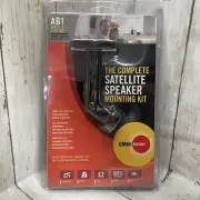 OmniMount Satellite Speaker Mounting Kit AB1 Wall Ceiling Surround Sound Black