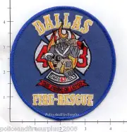 Texas - Dallas Engine 43 Truck 43 Fire Rescue TX Fire Dept Patch v1