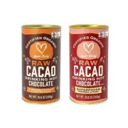 2 x 300g Organic Raw Cacao Drinking Hot Chocolate-With Maca Turmeric-Superfoods