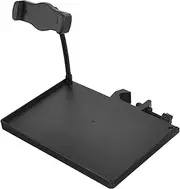 UPKOCH Microphone Rack Stand with Clamp Tray Sturdy Utility Shelf for Live Broadcasting Music and Accessories Easy to Clean with Strong Bearing Capacity