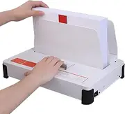 A4 Thermal Binding Machine, Book Ridge Binding Kit, 50mm Max Binding Thickness, Fast Binding, Automatic Clamping, for Office and homeuse