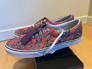 2013 Vans Era (Liberty) Flower Paisley / Navy Red Supreme Team size 13