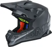 SMK Allterra Solid, motocross helmet , color: Matt-Dark Grey , size: XXL