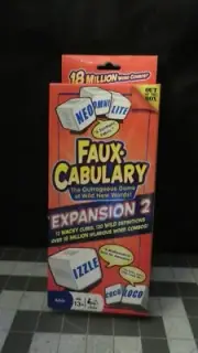 Faux-Cabulary Board Game Expansion Pack 2 Out of Box 2011 New & Sealed