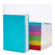 24 Pack Blank Books for Kids To Write Stories - A6 Colorful Notebooks Bulk - ...