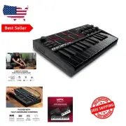 Compact 25 Key MIDI Keyboard Controller - MPK Mini MK3 with Production Software