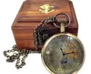 Vintage Titanic Ship pocket watch brass with box nautical gift for him/her