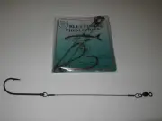 (24) 3 PACK BLUEFISH CHUM HOOKS CHUNK RIG SIZE 7/0 WIRE SNELLED HOOK