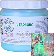 Penguin Pottery Glazes - Raku Series - Verdigris - Low Fire (16oz | 473ml)