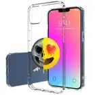 TalkingCase Slim Case for Apple iPhone 13 Pro, Spooky Icon clear Print, USA
