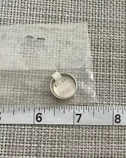 Vintage Coro Craft Sterling Silver 925 Band Ring Sz 5 Rare New W Tags 1940's