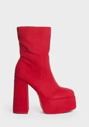 [Koi Footwear] x Teletubbies Red Platform Boots