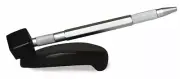 Helios Magnetic Levitating Pen Set - Black Cube base with Brass Pen
