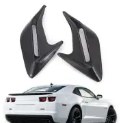 Pair Car Decorative Air Flow Intake Scoop Bonnet Simulation Vent Cover Hood BLK