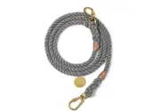 NWT Found My Animal Grey Tan 7' Rope Dog Leash Size Small