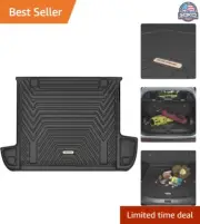 Custom Fit Cargo Mats for Toyota 4Runner - Non-Slip & Easy to Clean - Black