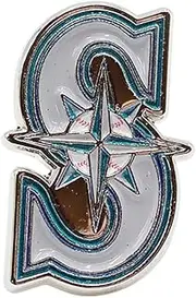 Seattle Mariners Logo Pins Cosmetic Case, Seattle Mariners, one Size