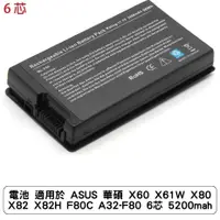 在飛比找蝦皮商城優惠-電池 適用於 ASUS 華碩 X60 X61W X80 X8