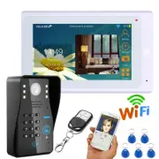7" HD Wired/Wireless Wifi Video Door Phone Intercom Support Remote APP Monitor