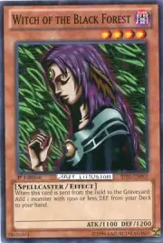 YU-GI-OH WITCH OF THE BLACK FOREST 1ST ED STARFOIL NM/MINT BP01-EN001
