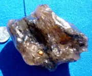 Libyan Desert Glass Meteorite Tektite impact specimen( 1080 crt) one of its kind