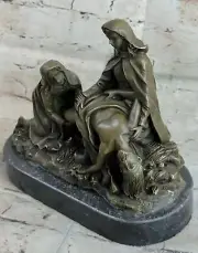 Christ with the Virgin and St. Mary Magdalene bronze Religious Church Bronze Art