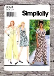 MISSES'S JUMPSUIT IN 2 LENGTHS BY SIMPLICITY SIZE L (6,8,10) #9024 (10)