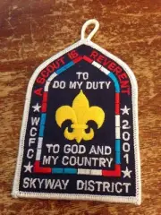 West Central Florida Council Skyway District 2001 Scout is Reverent 4B-315
