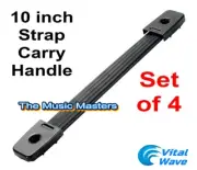 (4) Surface Mount Strap Carry Handles DJ Rack Case Speaker Cabinet Box Handle