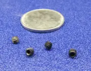 Alloy Steel Set Screws, Cone Point, 6-32 x 1/8" Length, 50 Pieces