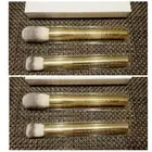 Battington Powder & Contour Foundation Brush Set Pair Brushes - Gold (2 sets)