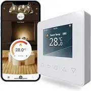 Underfloor Heating Thermostat Smart Temperature Controller Digital Proframmable Thermostat for Electric Floor Heating with WiFi
