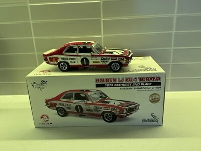 1:18 1973 BATHURST 2nd PLACE PETER BROCK HOLDEN LJ GTR XU1 TORANA NEW