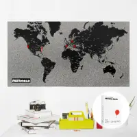 在飛比找momo購物網優惠-【palomar】環遊世界明星組(拼世界地圖 一般版 黑色+