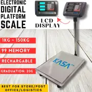 Kasa 150KG Electronic Computing Digital Platform Scale Postal Shop Scale 230V