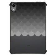 iPad mini (6th gen) iPad Impact Case Charcoal Ombre Scales Transparent