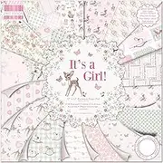 Trimcraft First Edition Its a Girl Premium Paper Pad 12"x12" 48 Sheets