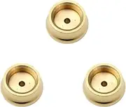 Acxico 3Pcs Mini Dual-Purpose Copper Incense Cone Stick Burner Plate Holder Censer Tower Bowl Home Decoration