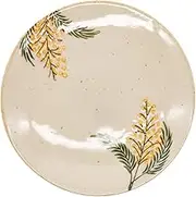 Hasami Ware 477680 Isayama Pottery, 4 Size Plate, 5.1 inches (13 cm), Mimosa, Made in Japan