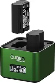 Hähnel - ProCube3 - for Fujifilm - DSLR Duo Charger - Faster Charging - USB Type-C Input