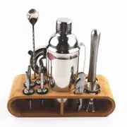 12Pcs Cocktail Shaker Set Mixer Martini Spirits Maker Bar Strainer Bartender Kit