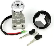 TAHYUI For Y&amaha NMAX 155 2015-2019 Aluminum Motorcycle Ignition Switch Fuel Petrol Tank Gas Cap Lock Cover With Key