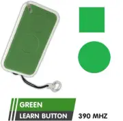 Sears Craftsman Garage Door Opener Key Chain Remote Control Green Learn Button